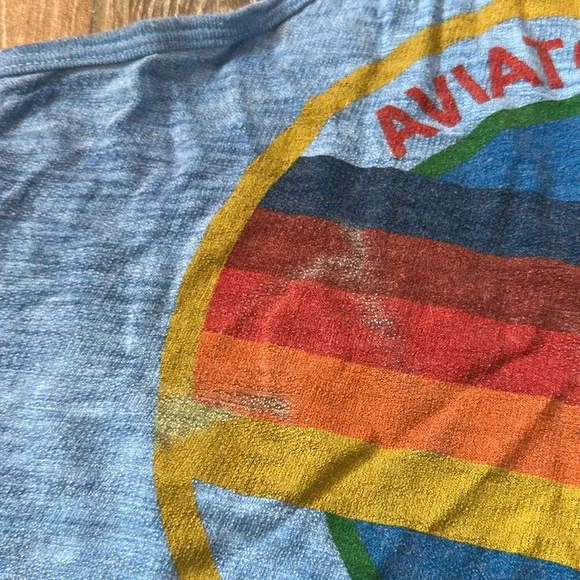 Aviator nation mens string tank top La Jolla blue size small - Picture 3 of 6